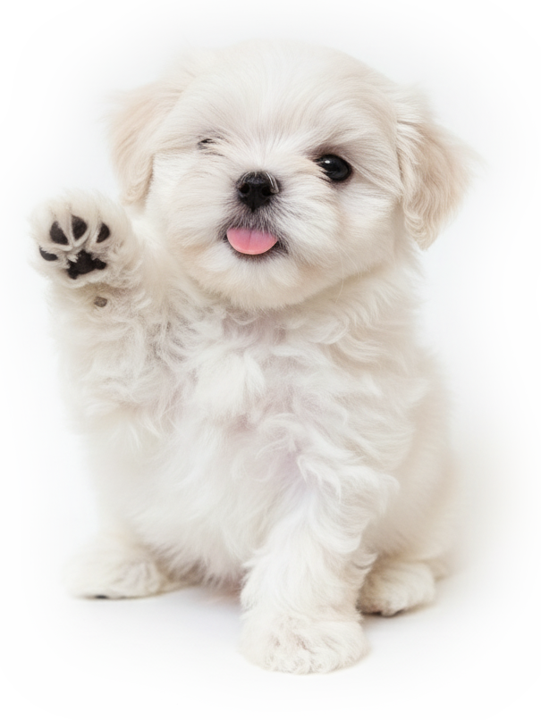 Puppy Waving